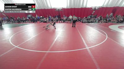 12U True Beginner - 82.4-85.2 Champ. Round 2 - Easton Halverson, Iowa-Grant Youth Wrestling Club vs Jaxson Stout, River Bend Wrestling Club