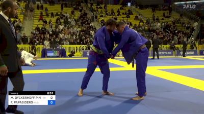 MATHEUS DYCKERHOFF PINHEIRO vs FRANCISCO PAPASIDERO 2024 World Jiu-Jitsu IBJJF Championship