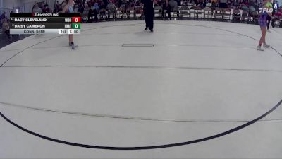 129 lbs Cons. Semi - Daisy Cameron, Nebraska Wrestling Academy vs Dacy Cleveland, NATF