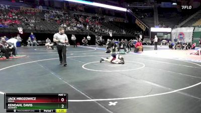 138 Class 3 lbs Champ. Round 1 - Jack Mrozowicz, Rolla vs Kendahl Davis, Kearney