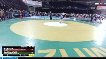 78 lbs Semifinal - Isabella Wake, Steelclaw Wrestling Club vs Ila Acosta, Inland Northwest Wrestling Training Center