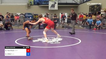 70 kg Consi Of 64 #2 - Alex Hornfeck, West Virgina Regional Training Tenter vs ALEXANDER CRUZ, Cavalier Wrestling Club