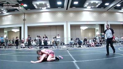 123 lbs Consi Of 8 #2 - Kaileia Villavicencio, Wrestling University vs Crystal Loera, Garden City HS