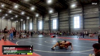 152 lbs Semis - R1 Wb - Sophia Gropp, Charlies Angels Pink vs Caitlyn Dibbern, Beast Mode Green