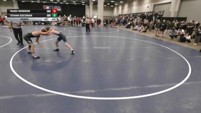 120 lbs Semis - Nash Denison, Cowboy Wrestling Club vs Ethan Escobar, Granite Wrestling Club