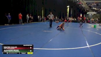 80 lbs Quarterfinal - Walter Caulum, West Salem Bangor vs Alexander Bragg, Pursuit Wrestling Minnesota