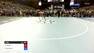 175 lbs Cons 64 #2 - Hugh Meyer, ND vs Noah Michael, NC