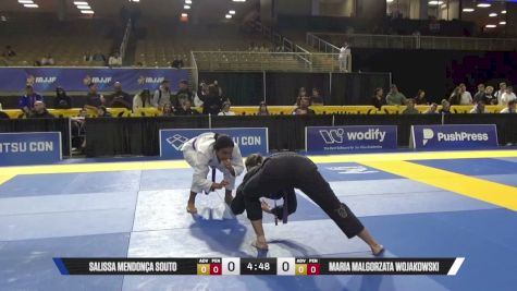 Salissa Mendonça Souto vs Maria Malgorzata Wojakowski 2026 Pan Jiu Jitsu IBJJF Championship