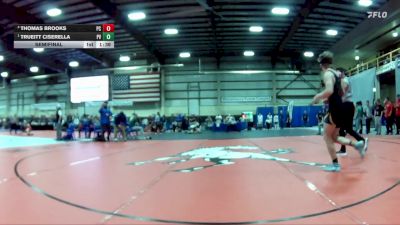 150 lbs Semifinal - Trueitt Ciserella, Pahranagat Valley vs Thomas Brooks, Pershing County