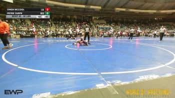60 lbs Quarterfinal - Owen McCool, Elgin Wrestling vs Peter Yarpe, Nebraska Boyz