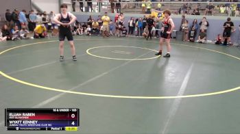 165 lbs Cons. Semi - Elijah Raben, Mat-Su Matmen vs Wyatt Kenney, Juneau Youth Wrestling Club Inc.