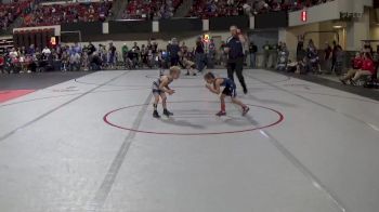 43 lbs Cons. Round 2 - Harrison Hensley, Spartan Youth Wrestling Club vs Darren Keith, Havre Wrestling Club