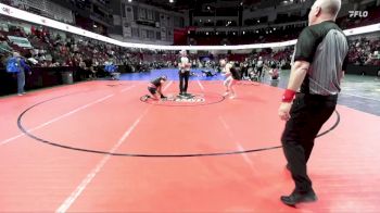 130 lbs Champ. Round 2 - Kali Waggoner, Tri-Valley vs Valeria Dominquez, Boise