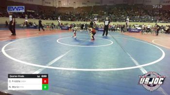 46 lbs Quarterfinal - Duke Friddle, Cashion Takedown Club vs Nathaniel Morin, Fitness Fight Factory Wrestling Club