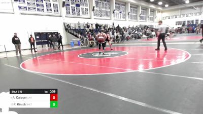 150 lbs Consi Of 8 #2 - Anthony Caisse, East Lyme/Norwich Tech vs Ryan Kinick, Shelton