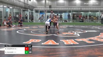 75 lbs Quarterfinal - RAYMOND COURTER III, Michigan vs Arik Honnold, Iowa Hammers