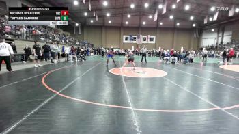 138 lbs Champ. Round 1 - Michael Poulette, Christian Brothers College vs Myles Sanchez, Creighton Prep