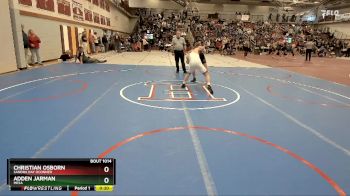 120 lbs Cons. Semi - Christian Osborn, Sandra Day OConner vs Adden Jarman, Mesa