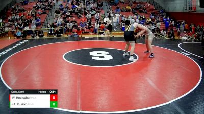 285 lbs Cons. Semi - Alex Rusilko, Bentworth Hs vs William Hoelscher, Indian Land