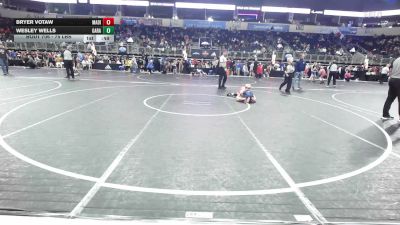 75 lbs 5th Place - Bryer Votaw, Madill Takedown Club vs Wesley Wells, Garage WC