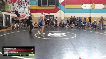 138 lbs Quarterfinal - Nico Bekkedahl, Poudre vs Hayden Haase, Windsor