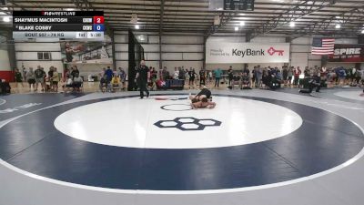 74 kg Champ. Rd Of 64 - Shaymus MacIntosh, CBCWC vs Blake Cosby, Cliff Keen Wrestling Club