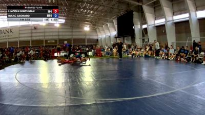 150 lbs Lincoln Hinchman, Indiana Gold vs Isaac Leonard, Minnesota Red