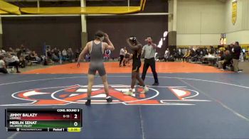 141 lbs Cons. Round 3 - Jimmy Balazy, Lourdes vs Merlin Senat, Delaware Valley