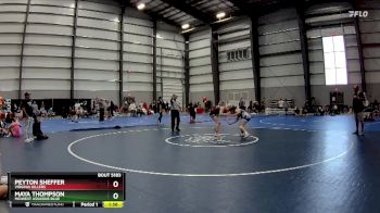 138 lbs Cons. Round 3 - Peyton Sheffer, Virginia Killers vs Maya Thompson, Midwest Assasins Blue