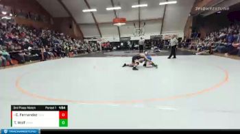 126 lbs 3rd Place Match - Carlos Fernandez, Culver vs Trevor Wolf, Vernonia