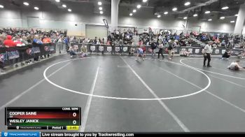 70 lbs Cons. Semi - Cooper Saine, GA vs Wesley Janick, IL