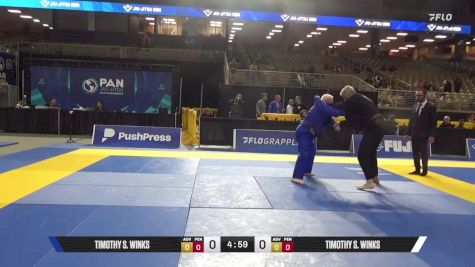 Matthew Adam Shriner vs Timothy S. Winks 2025 Pan Jiu Jitsu IBJJF Championship
