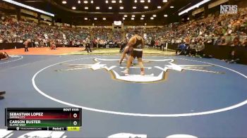 6A - 285 lbs Champ. Round 1 - Sebastian Lopez, Garden City vs Carson Buster, Olathe West