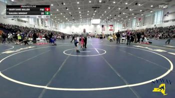 58 lbs Cons. Round 2 - MaryJane Miller, Penn Yan Wrestling Club vs Kaleea Wright, Club Not Listed