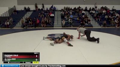 106 lbs Cons. Round 4 - Rj Gallego, Los Osos vs Phoenix Cruz, La Mirada