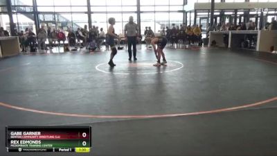 120 lbs Round 3 - Rex Edmonds, McDominate Training Center vs Gabe Garner, Benton Community Wrestling Clu