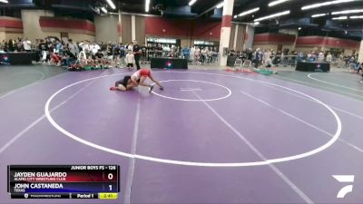 126 lbs Champ. Round 1 - Jayden Guajardo, Alamo City Wrestling Club vs John Castaneda, Texas