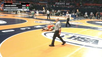 1A 138 lbs Champ. Round 1 - Nelson Benesh, Oregon vs Landon Peterson, Monmouth (M.-Roseville)