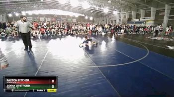 53 lbs Semis & 1st Wrestleback (8 Team) - Paxton Pitcher, Death Row vs Jayna Whitford, Westlake