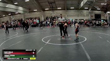 55 lbs Cons. Round 2 - Teddy Ryan, Mavericks vs Sam Mills, Warhawks