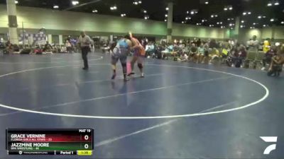 Round 1 (16 Team) - Jazzmine Moore, RPA Wrestling vs Grace Vernine, Florida Girls All Stars