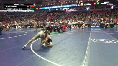 1A-150 lbs Champ. Round 1 - Harley Larrimore, WACO, Wayland vs Wade Sankot, Belle Plaine