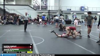 98 lbs Round 4 (6 Team) - Austin Carfley, Crusher WC vs Mason Alexander, PA Alliance Red