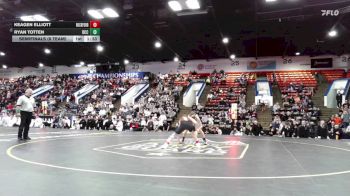 126 lbs Semifinals (8 Team) - Ryan Totten, Detroit Catholic Central vs Keagen Elliott, Rockford