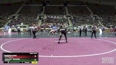 6A 285 lbs Quarterfinal - Bardon King, Homewood Hs vs Timothy Wilson, Mcadory