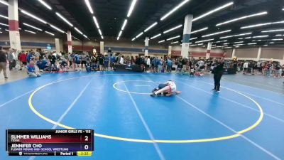 115 lbs Quarterfinal - Summer Williams, Texas vs Jennifer Cho, Flower Mound High School Wrestling