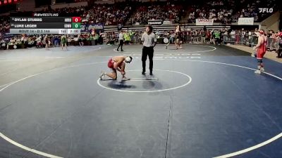 D 2 144 lbs Champ. Round 1 - Dylan Stubbs, Archbishop Rummel vs Luke Leger, E.D. White