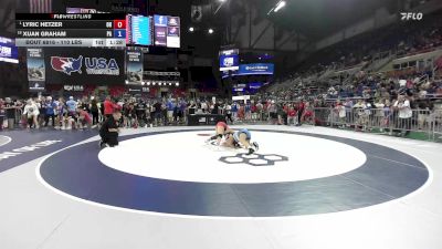 110 lbs Cons. Quarters - Lyric Hetzer, OH vs Xuan Graham, PA