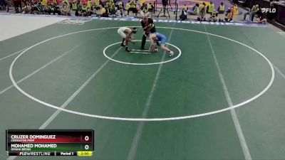 1st Place Match - Cruzer Dominguez, Creighton Prep vs Mohamed Mohamed, Omaha Bryan