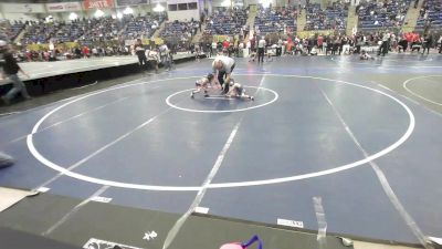 37 lbs Consolation - Anthony Vigil, Montrose Elite vs Lucas Decker, Moffat County Youth Wrestling